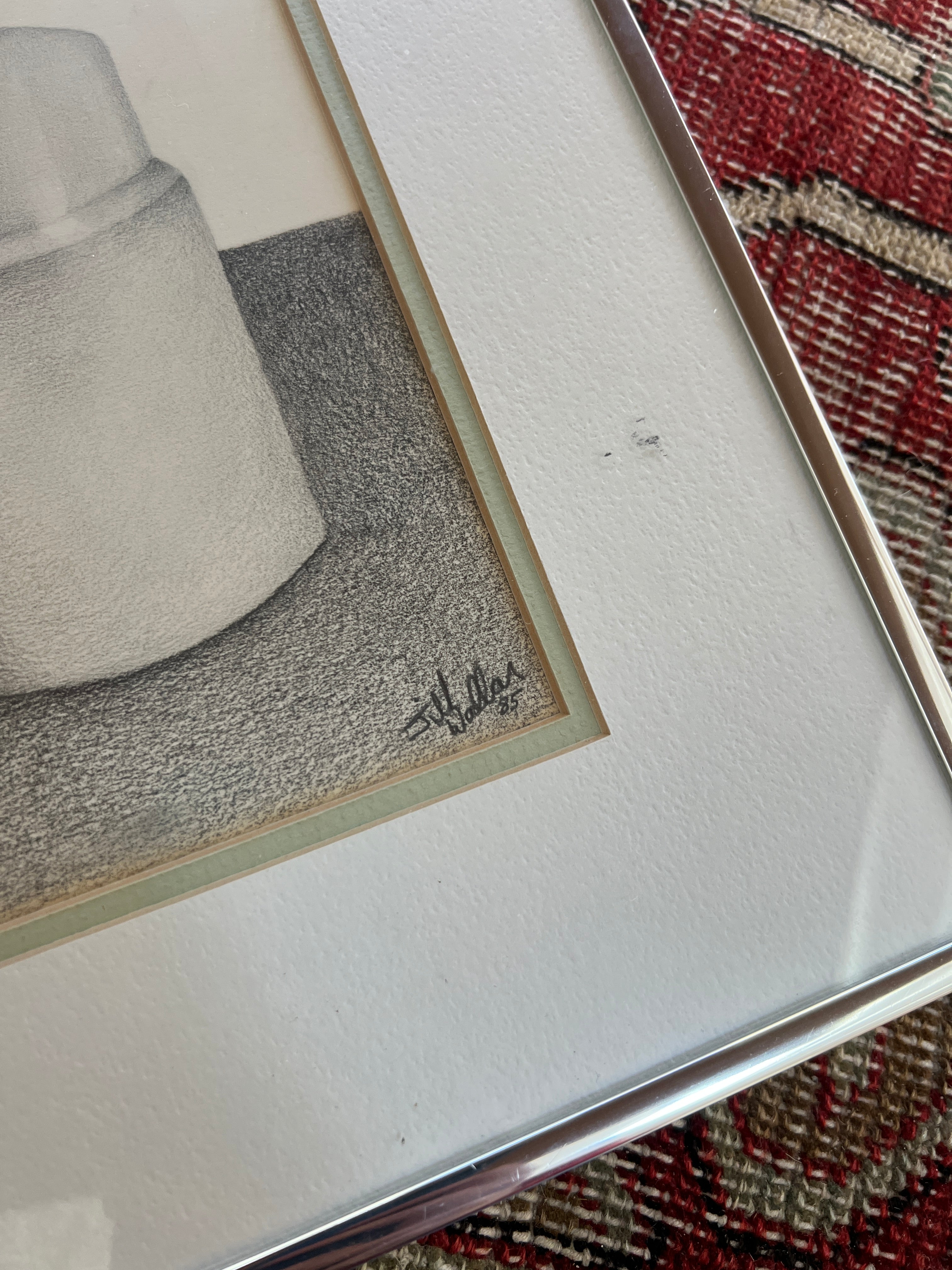 Vintage Graphite Still Life