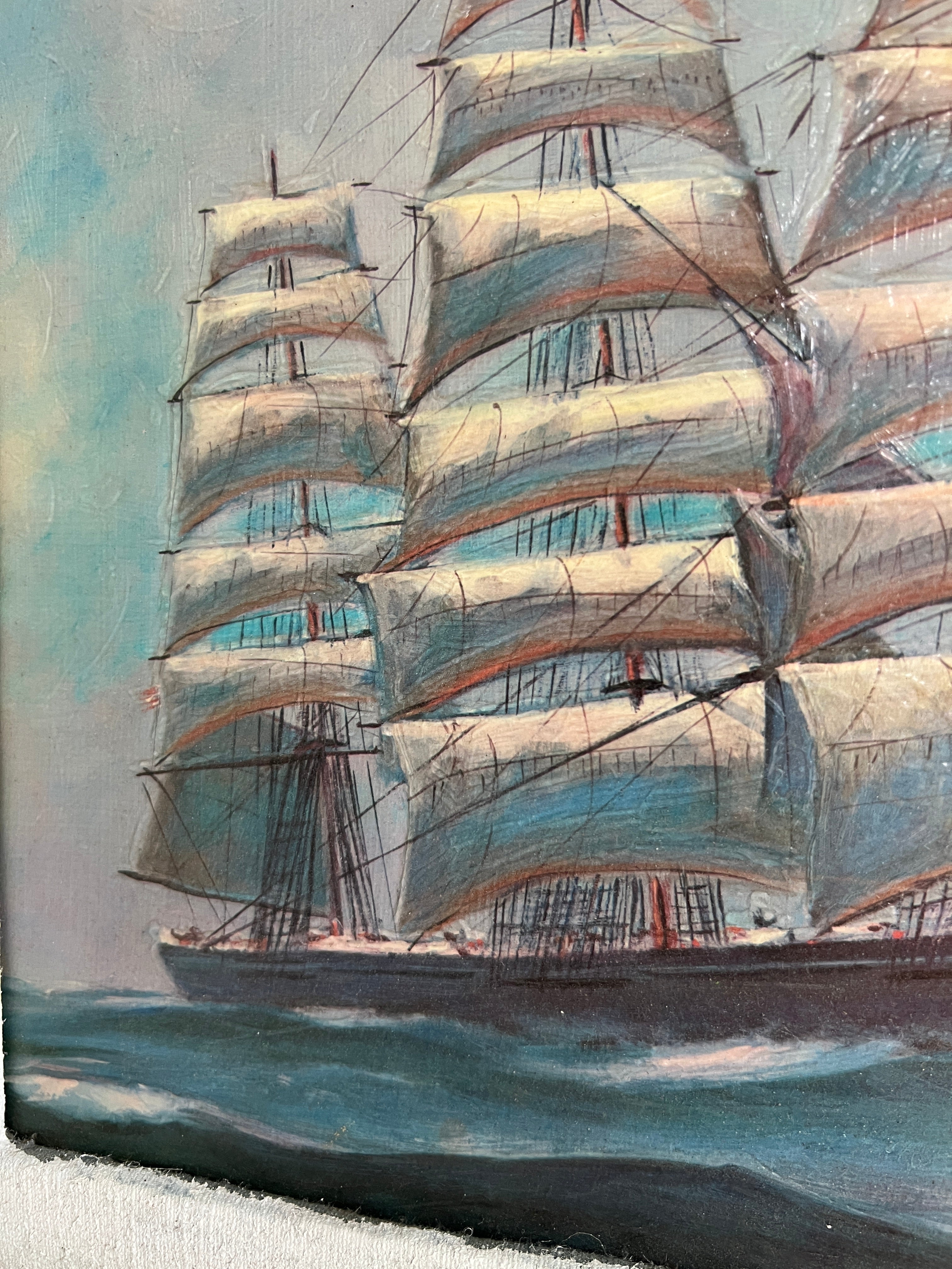 At Sea Painting