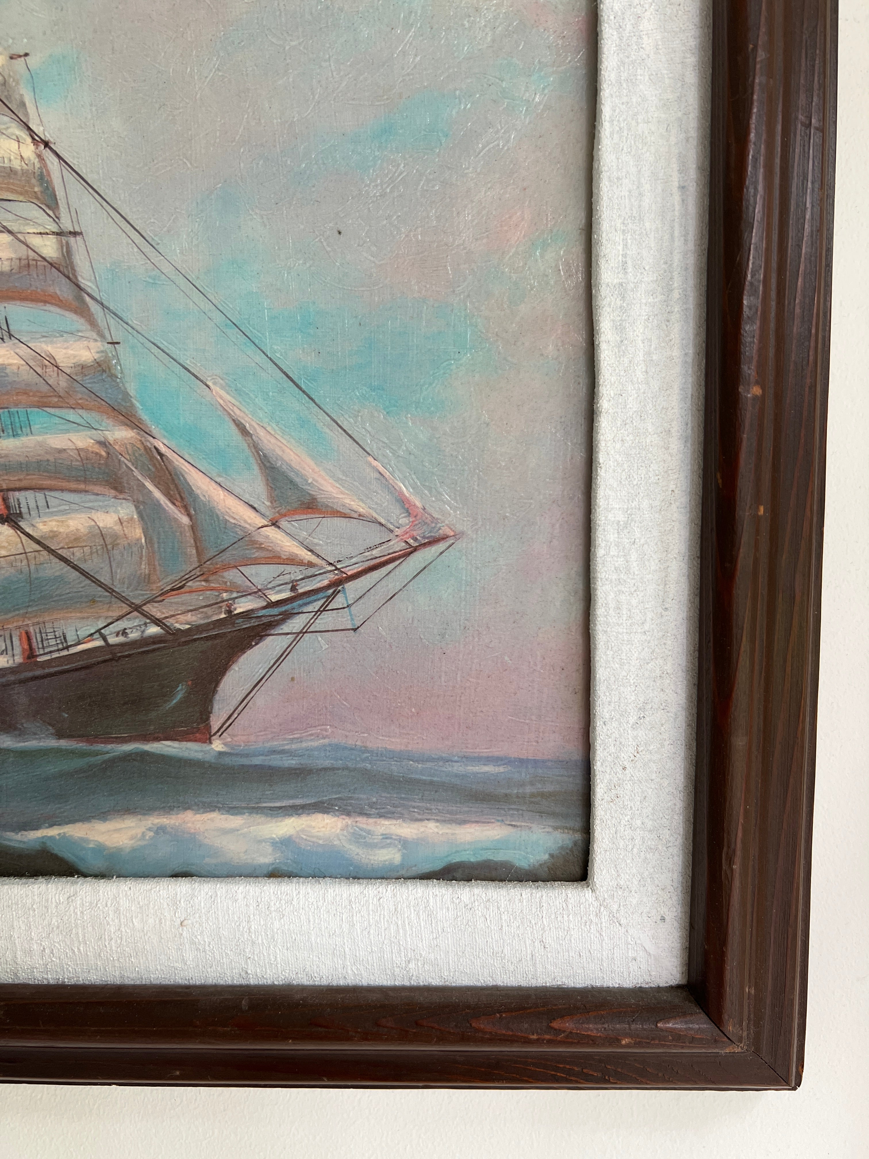 At Sea Painting