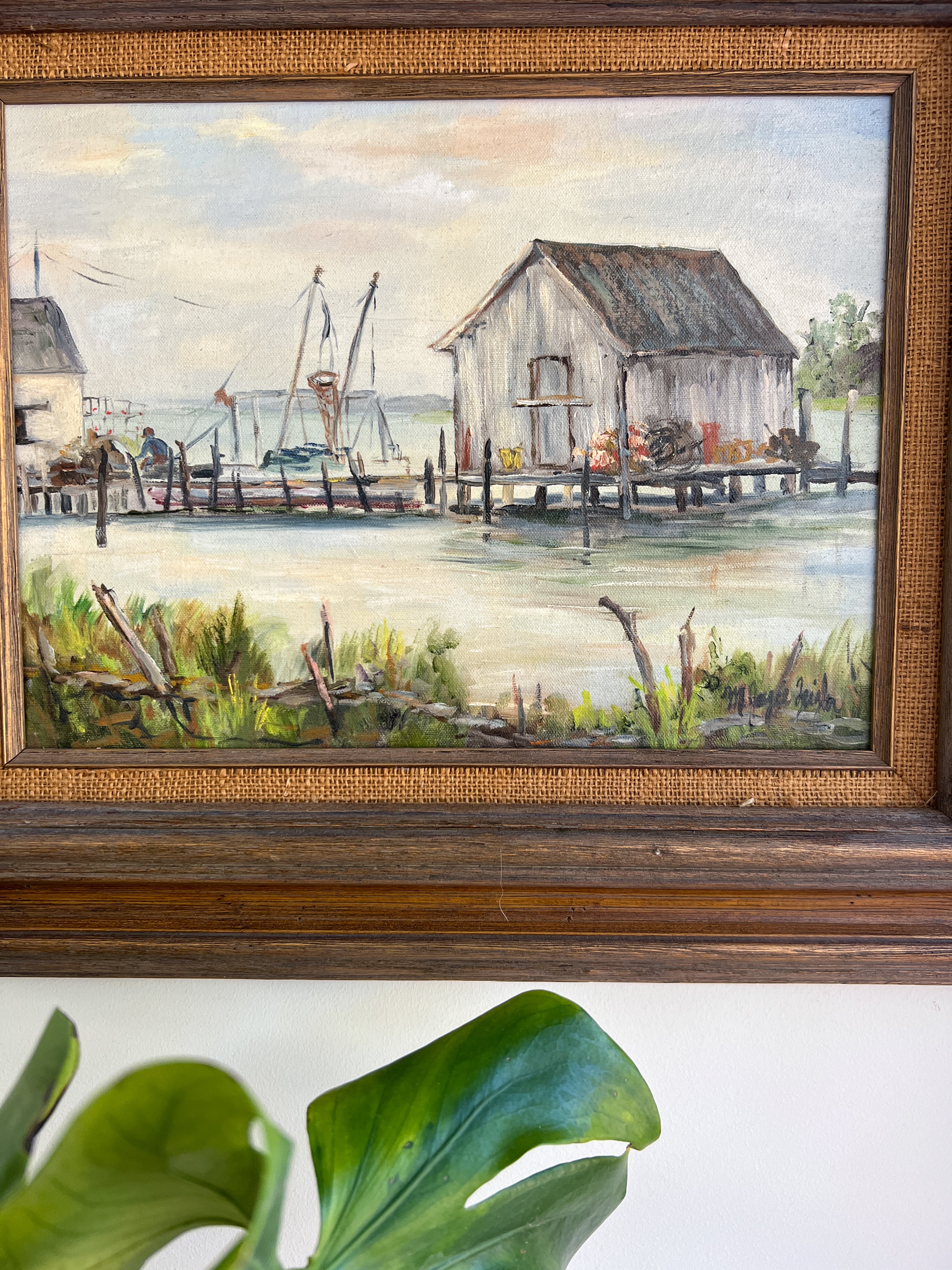 Shrimp Trawler Coastal Painting